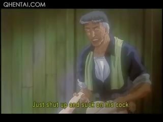 Big titted hentaý kirli movie gurjak gets mouth fucked hard on knees