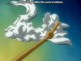 Anime mazulīte izpaužas jizz par viņai pakaļa