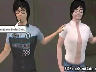 Toon german black goddess sucks peter while getting