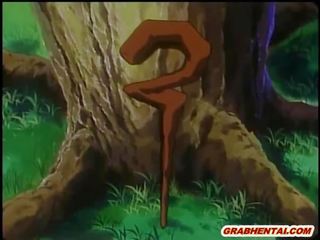 Redhead hentai cutie mahirap wetpussy poked sa pamamagitan ng halimaw