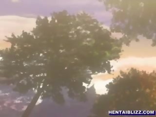 Hentaý şepagat uýasy hard groupfucked by bandits in the outdoors