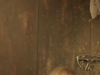 Blondie princess showering hole hole