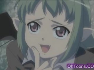 Groovy Young lover Getting Hard Fucked By Tentacle Monster