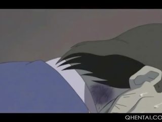 Velký boobed hentai svůdnice svázaný nahoru a sexually mučeni