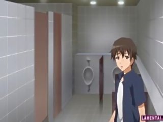 Hentai femme fatale në rroba banje merr fucked nga prapa