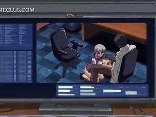 Hentai hottie sucking and fucking member gets a