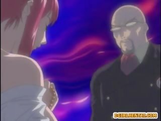 속박 헨타이 도착 clamp 그녀의 bounching 가슴