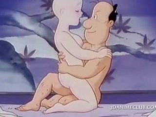 Naked hentai nun having porn for the first time