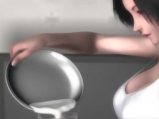 Appealing animated honey pleasuring