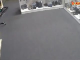 Delightful waitress screwed by nasty pawn youngster