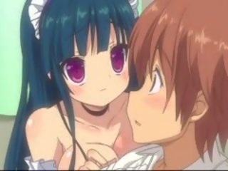 Hentai x rated video With Maid