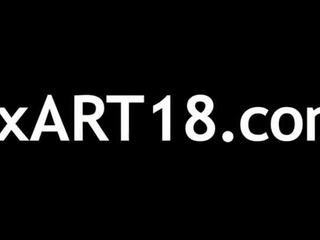 Titty art adult video in the backstage