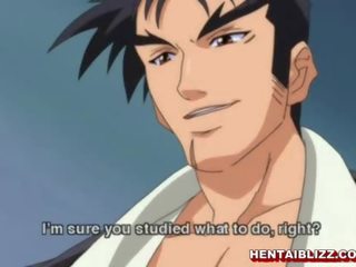 Pleasant hentai coed fingered ass and pussy
