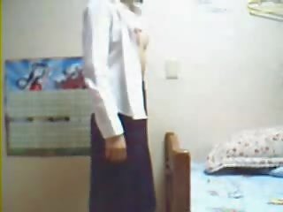 Korean Amateur School Uniform Masturbation