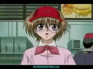 Käepide koos hoolitsemine anime koolitüdruk