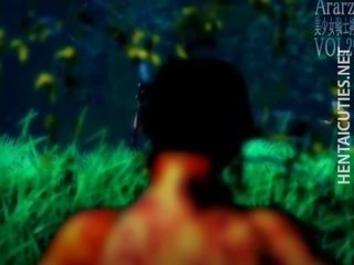 Anime enchantress gets tied up in fetiş scene