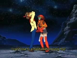 Nezbedný hentai anime schoolguy dildo boj