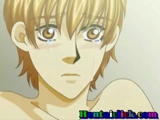 Hentai homosexuální twink tvrdéjádro v prdeli s jeho člověk
