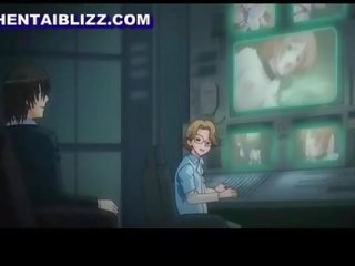 Caught hentai girls in chains gets gangbanged and covered in grand jizz