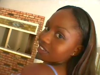 Manis ebony rumaja fucked hard