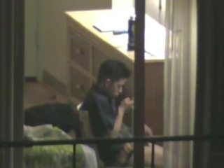 Young pepadhamu kejiret through the window