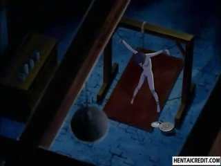 Chained Hentai girlfriend Gets Her Wet Pussy Fingered