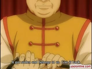Hands renteng hentai youngster gets naked