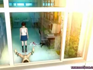 Suurepärane animeeritud minx pleasures a nokkija