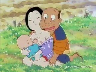 Full-blown エロアニメ アジアの ファック アウトドア バイ 彼女の 回しました 上の やつ