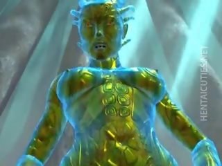 Hottie 3d anime honey gets fucked by a monstr