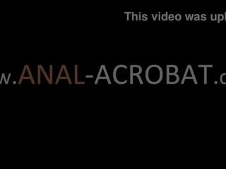 Asshole acrobat having bokong jero licked