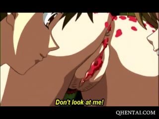 Hentai daughter gets fabulous wax dripped on her bokong