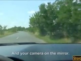 Hitchhiking 두 고른 올라 과 빌어 먹을 에 그만큼 뒷좌석