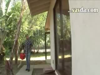 Saçly strumpet fucked on the naharhana unit