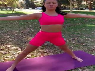 Outstanding yoga madu alina lopez fucked dan creampied: hd dewasa video 3b