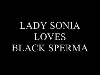 Darling Sonia Loves Black Sperma, Free Cum Swallowing dirty movie film