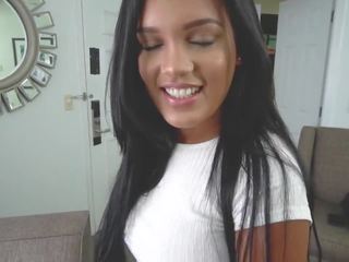Thick Ass Latina Hottie Takes a Huge manhood Deep Inside