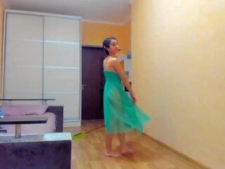 Splendid myla inger în green transparent dress&excl;