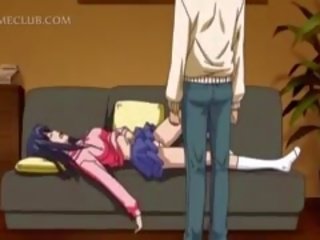 Charming Anime damsel Showing Undies Up Her Tiny Skirt