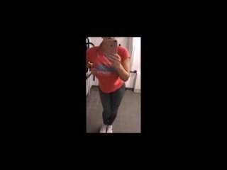 Public Masturbation shortly after a superior gym session