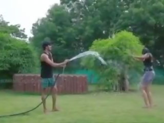 Indian Aunt in Pool Bra and Panty, Free dirty video 57