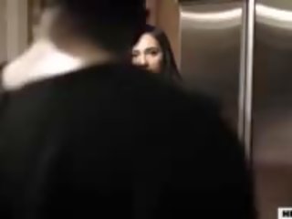 Creampie from beau and pervert dad, x rated clip de