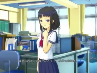 3d anime adolescent gets mouth fucked