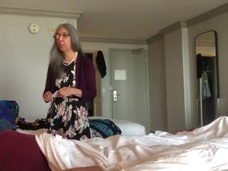 Homemade - schoolboy Caught Masturbating by Mom's swain in Hotel
