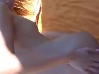 Nude Beach - extraordinary Couple Anal Fuck POV, adult video 7c
