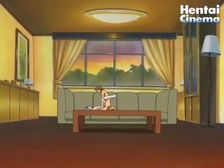 Lascivious Anime beauty Gets Her Tight Pussy Nailed On The Table