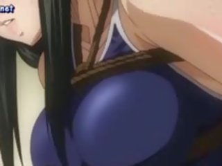 Lascive anime feature gets roped up and touched