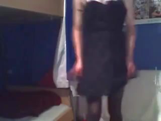 Crossdresser having fun