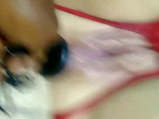 Rosso biancheria intima anale spina inflated stronzo tugged e.
