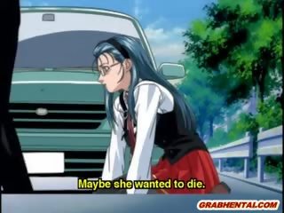 Hentai schoolgirls ngisep stiff putz in the kakus